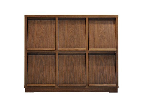 【リアルスタイル/REAL STYLE / GOODS】のBANCROFT book shelf / バンクロフト ブックシェルフ インテリア・キッズ・メンズ・レディースファッション・服の通販 founy(ファニー) 　おすすめ　Recommend　フラップ　Flap　ボックス　Box　雑誌　Magazine　ホーム・キャンプ・アウトドア・お取り寄せ　Home,Garden,Outdoor,Camping Gear　家具・インテリア　Furniture　収納家具・キャビネット　Storage Furniture　ラック・シェルフ　Rack Shelf　ホーム・キャンプ・アウトドア・お取り寄せ　Home,Garden,Outdoor,Camping Gear　家具・インテリア　Furniture　収納家具・キャビネット　Storage Furniture　本棚・マガジンラック　Bookshelf/Magazine Rack　ウッド:ウォールナット、サイズ:3列2段|ID: prp329100000001726 ipo3291000000030191371