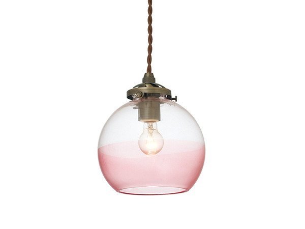 【フライミーパーラー/FLYMEe Parlor / GOODS】のPendant Light / ペンダントライト #106995 インテリア・キッズ・メンズ・レディースファッション・服の通販 founy(ファニー) 　おすすめ　Recommended / Our Picks　アンティーク　Antique-Inspired　ガラス　Glass, Glassware　ツイスト　Tweed, Tweed Fabric　ハンド　Hand, Handmade　ビビッド　Vivid, Bright Tone　ホーム・キャンプ・アウトドア・お取り寄せ　Home Living / Home & Lifestyle / Camping Gear / Outdoor Camping　家具・インテリア　Home Furniture & Interior. Stylish & Functional Living Spaces　ライト・照明　Lamps & Lighting Fixtures　ペンダントライト・吊り下げ照明　Pendant Light / Hanging Light Fixture　ピンク、付属電球:白熱電球|ID: prp329100000001732 ipo3291000000030251295