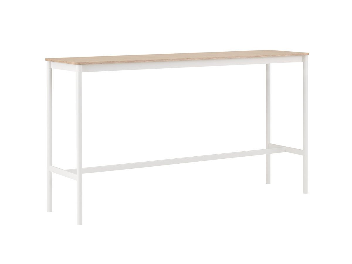 【ムート/MUUTO / GOODS】のBASE HIGH TABLE / ベース ハイテーブル (190 × 50 × H:105) インテリア・キッズ・メンズ・レディースファッション・服の通販 founy(ファニー) 　アクリル　Acrylic　シンプル　Simple　テーブル　Table　フレーム　Flame　ホーム・キャンプ・アウトドア・お取り寄せ　Home,Garden,Outdoor,Camping Gear　家具・インテリア　Furniture　テーブル　Table　コンソール・カウンターテーブル　Console/Counter Table　オークベニヤ / プライウッド / ホワイト|ID: prp329100000001743 ipo3291000000030182960