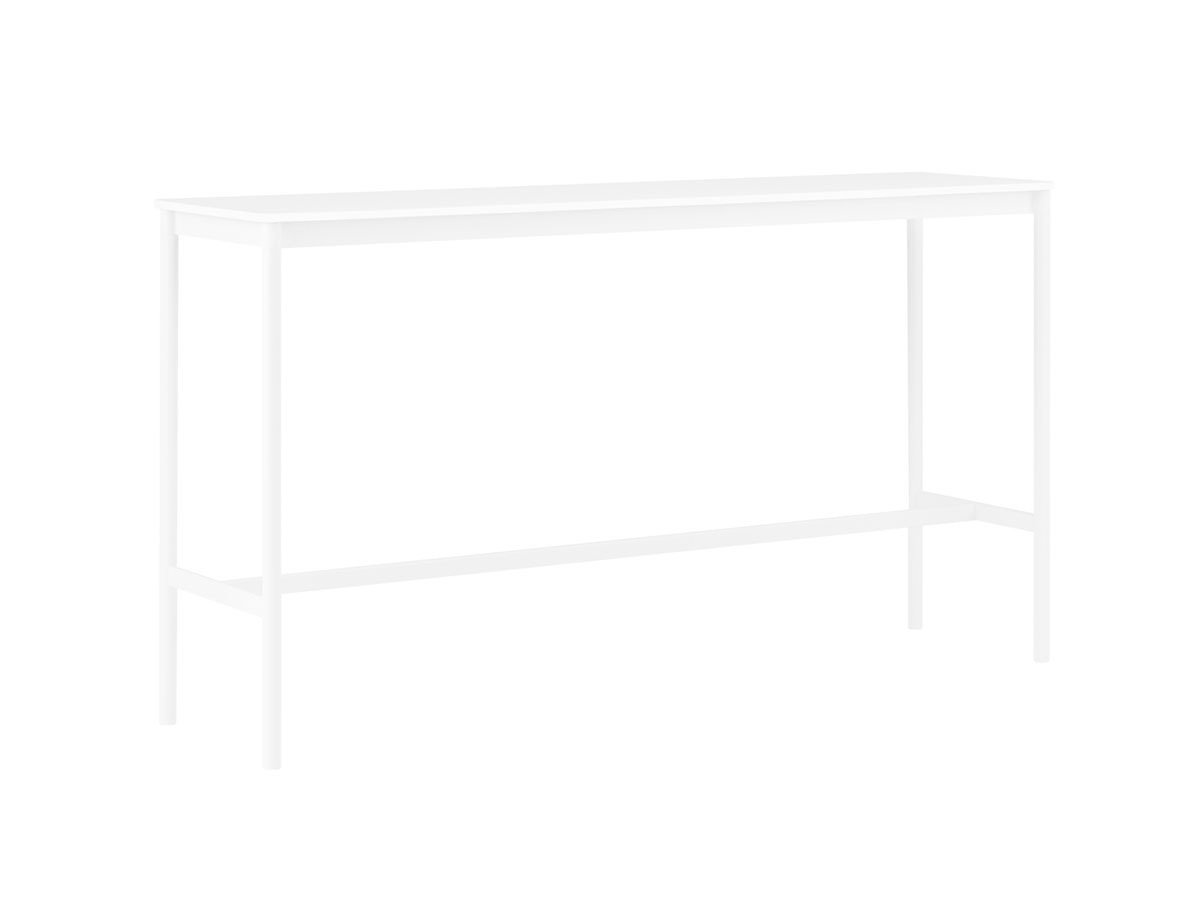 【ムート/MUUTO / GOODS】のBASE HIGH TABLE / ベース ハイテーブル (190 × 50 × H:105) インテリア・キッズ・メンズ・レディースファッション・服の通販 founy(ファニー) 　アクリル　Acrylic　シンプル　Simple　テーブル　Table　フレーム　Flame　ホーム・キャンプ・アウトドア・お取り寄せ　Home,Garden,Outdoor,Camping Gear　家具・インテリア　Furniture　テーブル　Table　コンソール・カウンターテーブル　Console/Counter Table　ホワイトラミネート / ABS / ホワイト|ID: prp329100000001743 ipo3291000000030182965