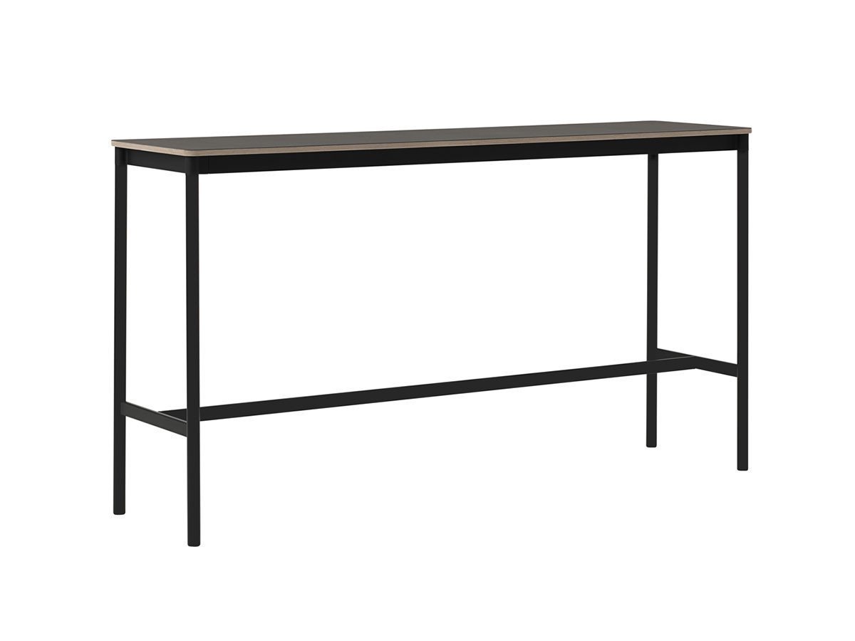 【ムート/MUUTO / GOODS】のBASE HIGH TABLE / ベース ハイテーブル (190 × 50 × H:105) インテリア・キッズ・メンズ・レディースファッション・服の通販 founy(ファニー) 　アクリル　Acrylic　シンプル　Simple　テーブル　Table　フレーム　Flame　ホーム・キャンプ・アウトドア・お取り寄せ　Home,Garden,Outdoor,Camping Gear　家具・インテリア　Furniture　テーブル　Table　コンソール・カウンターテーブル　Console/Counter Table　ブラックリノリウム / プライウッド / ブラック|ID: prp329100000001743 ipo3291000000030182980