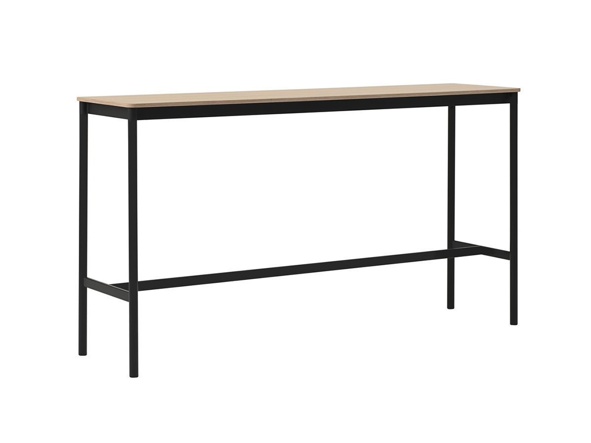 【ムート/MUUTO / GOODS】のBASE HIGH TABLE / ベース ハイテーブル (190 × 50 × H:105) インテリア・キッズ・メンズ・レディースファッション・服の通販 founy(ファニー) 　アクリル　Acrylic　シンプル　Simple　テーブル　Table　フレーム　Flame　ホーム・キャンプ・アウトドア・お取り寄せ　Home,Garden,Outdoor,Camping Gear　家具・インテリア　Furniture　テーブル　Table　コンソール・カウンターテーブル　Console/Counter Table　オークベニヤ / プライウッド / ブラック|ID: prp329100000001743 ipo3291000000030182987