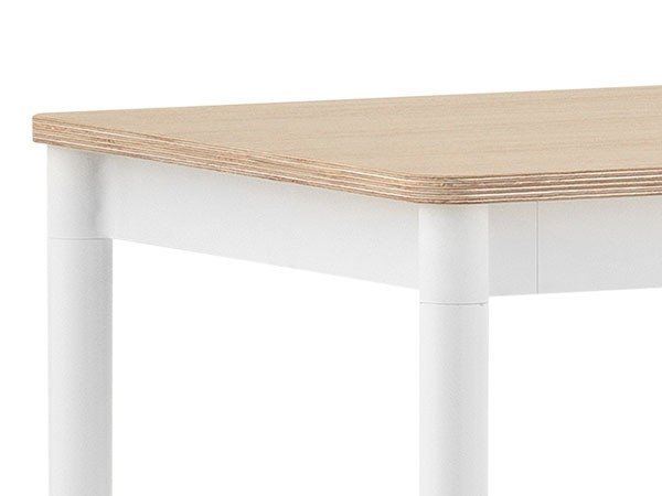【ムート/MUUTO / GOODS】のBASE HIGH TABLE / ベース ハイテーブル (190 × 50 × H:105) インテリア・キッズ・メンズ・レディースファッション・服の通販 founy(ファニー) 　アクリル　Acrylic　シンプル　Simple　テーブル　Table　フレーム　Flame　ホーム・キャンプ・アウトドア・お取り寄せ　Home,Garden,Outdoor,Camping Gear　家具・インテリア　Furniture　テーブル　Table　コンソール・カウンターテーブル　Console/Counter Table　オークベニヤ / プライウッド / ホワイト|ID: prp329100000001743 ipo3291000000030183010