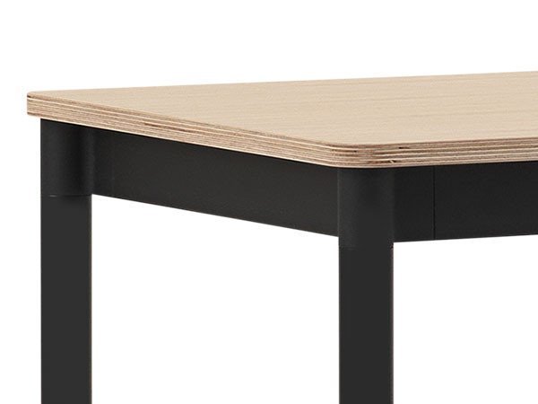 【ムート/MUUTO / GOODS】のBASE HIGH TABLE / ベース ハイテーブル (190 × 50 × H:105) インテリア・キッズ・メンズ・レディースファッション・服の通販 founy(ファニー) 　アクリル　Acrylic　シンプル　Simple　テーブル　Table　フレーム　Flame　ホーム・キャンプ・アウトドア・お取り寄せ　Home,Garden,Outdoor,Camping Gear　家具・インテリア　Furniture　テーブル　Table　コンソール・カウンターテーブル　Console/Counter Table　オークベニヤ / プライウッド / ブラック|ID: prp329100000001743 ipo3291000000030183013