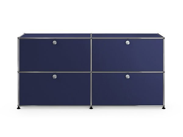 【ユーエスエム/USM / GOODS】のUSM Haller Sideboard / USMハラー サイドボード W / D / H:1523 / 373 / 740mm ドロップダウンドア × 4 インテリア・キッズ・メンズ・レディースファッション・服の通販 founy(ファニー) 　コレクション　Collection　シンプル　Simple　ダウン　Down　テーブル　Table　デスク　Desk　ドロップ　Drop　ニューヨーク　New York　バランス　Balance　ボックス　Box　ホーム・キャンプ・アウトドア・お取り寄せ　Home,Garden,Outdoor,Camping Gear　家具・インテリア　Furniture　収納家具・キャビネット　Storage Furniture　サイドボード　Sideboard　スティールブルー(海外取り寄せ)|ID: prp329100000001758 ipo3291000000028128812