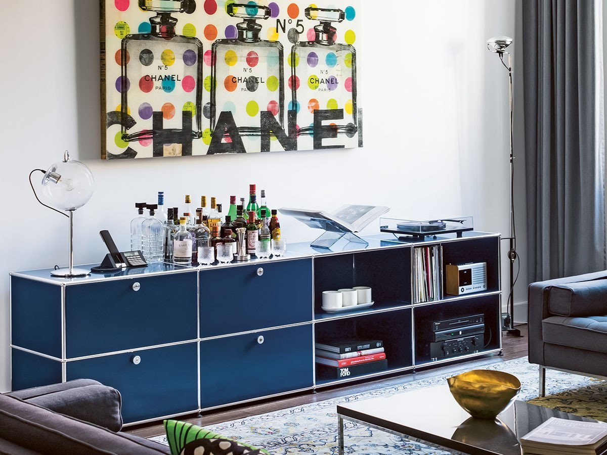 【ユーエスエム/USM / GOODS】のUSM Haller Sideboard / USMハラー サイドボード W / D / H:1523 / 373 / 740mm ドロップダウンドア × 4 インテリア・キッズ・メンズ・レディースファッション・服の通販 founy(ファニー) 　コレクション　Collection, Seasonal Line　シンプル　Simple, Minimal　ダウン　Down, Puffer　テーブル　Table, Dining Table　デスク　Desk, Work Desk　ドロップ　Drop Shoulder, Dropped Style　ニューヨーク　New York, NYC Style　バランス　Balance, Style Balance　ボックス　Boxy, Box Shape　ホーム・キャンプ・アウトドア・お取り寄せ　Home Living / Home & Lifestyle / Camping Gear / Outdoor Camping　家具・インテリア　Home Furniture & Interior. Stylish & Functional Living Spaces　収納家具・キャビネット　Storage Furniture　サイドボード・リビング収納　Cabinet / Storage Cabinet　参考イメージ|ID: prp329100000001758 ipo3291000000036708641