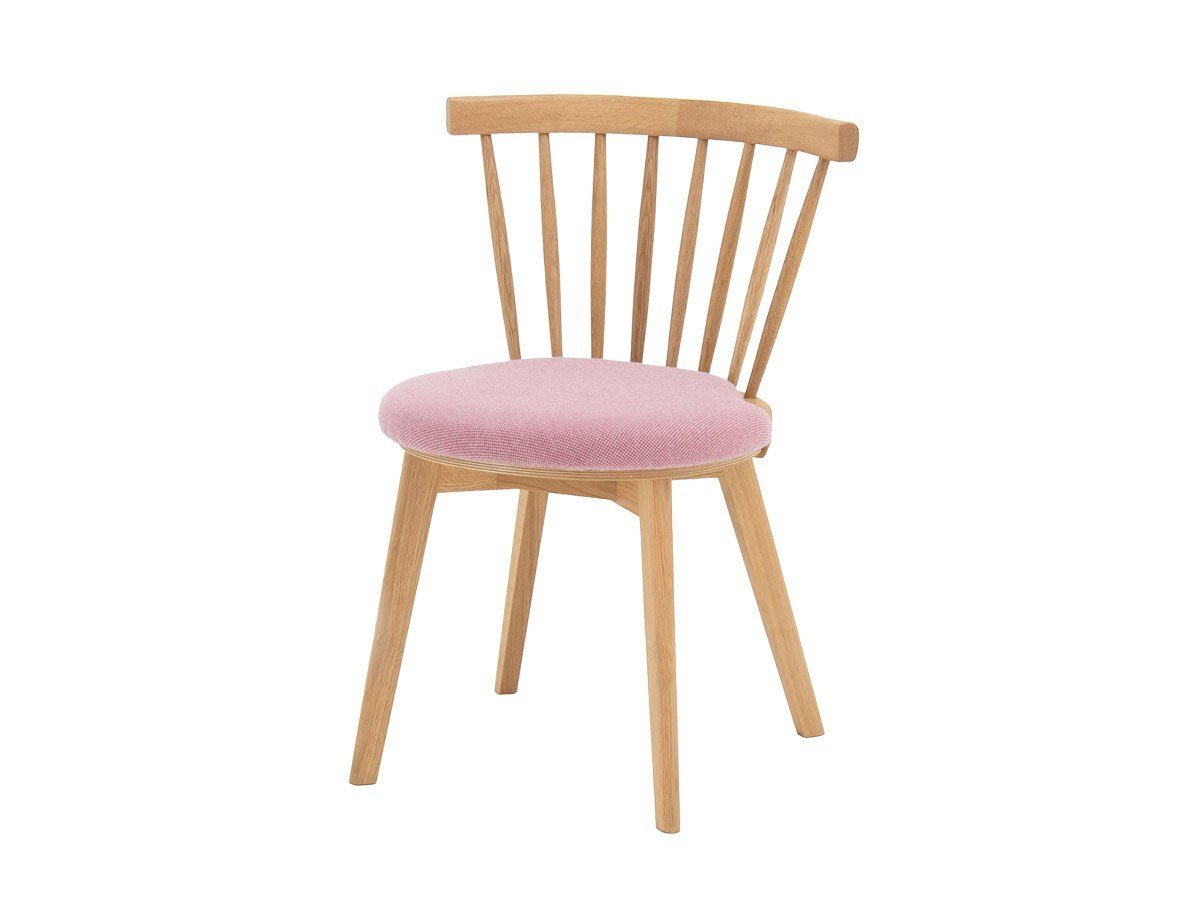 【ベンカ/BENCA / GOODS】のJASMINE Dining chair M / ジャスミン ダイニングチェア M インテリア・キッズ・メンズ・レディースファッション・服の通販 founy(ファニー) 　送料無料　Free Shipping　カラフル　Colorful Design　スピンドル　Spindle, Drawcord　ラウンド　Round, Round Neck　リラックス　Relax, Relaxed Fit　ホーム・キャンプ・アウトドア・お取り寄せ　Home Living / Home & Lifestyle / Camping Gear / Outdoor Camping　家具・インテリア　Home Furniture & Interior. Stylish & Functional Living Spaces　チェア・椅子　Seating & Chairs　ダイニングチェア・木製チェア　Dining Chairs　張地:NC-131、フレーム:オーク|ID: prp329100000001782 ipo3291000000033300853