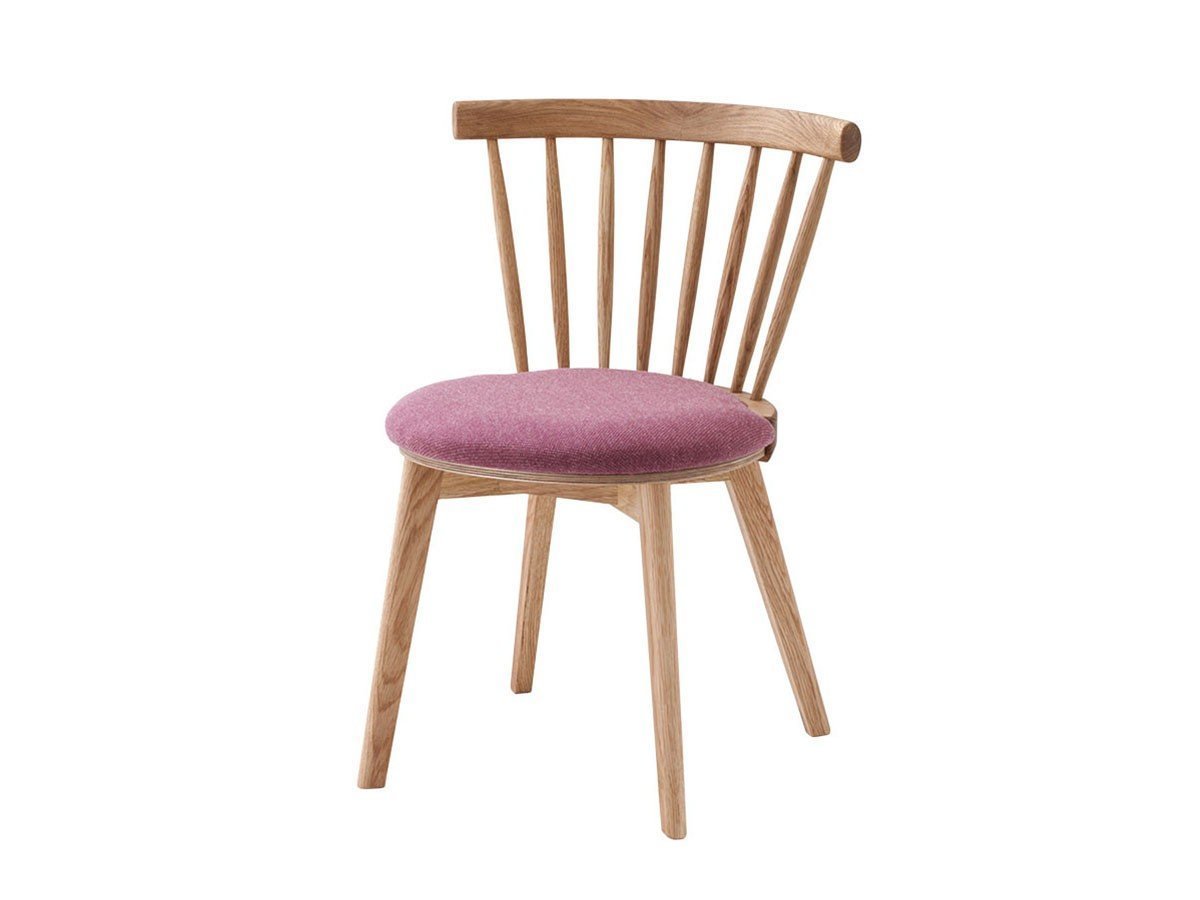 【ベンカ/BENCA / GOODS】のJASMINE Dining chair M / ジャスミン ダイニングチェア M インテリア・キッズ・メンズ・レディースファッション・服の通販 founy(ファニー) 　送料無料　Free Shipping　カラフル　Colorful Design　スピンドル　Spindle, Drawcord　ラウンド　Round, Round Neck　リラックス　Relax, Relaxed Fit　ホーム・キャンプ・アウトドア・お取り寄せ　Home Living / Home & Lifestyle / Camping Gear / Outdoor Camping　家具・インテリア　Home Furniture & Interior. Stylish & Functional Living Spaces　チェア・椅子　Seating & Chairs　ダイニングチェア・木製チェア　Dining Chairs　張地:フレーム:オーク|ID: prp329100000001782 ipo3291000000033300858