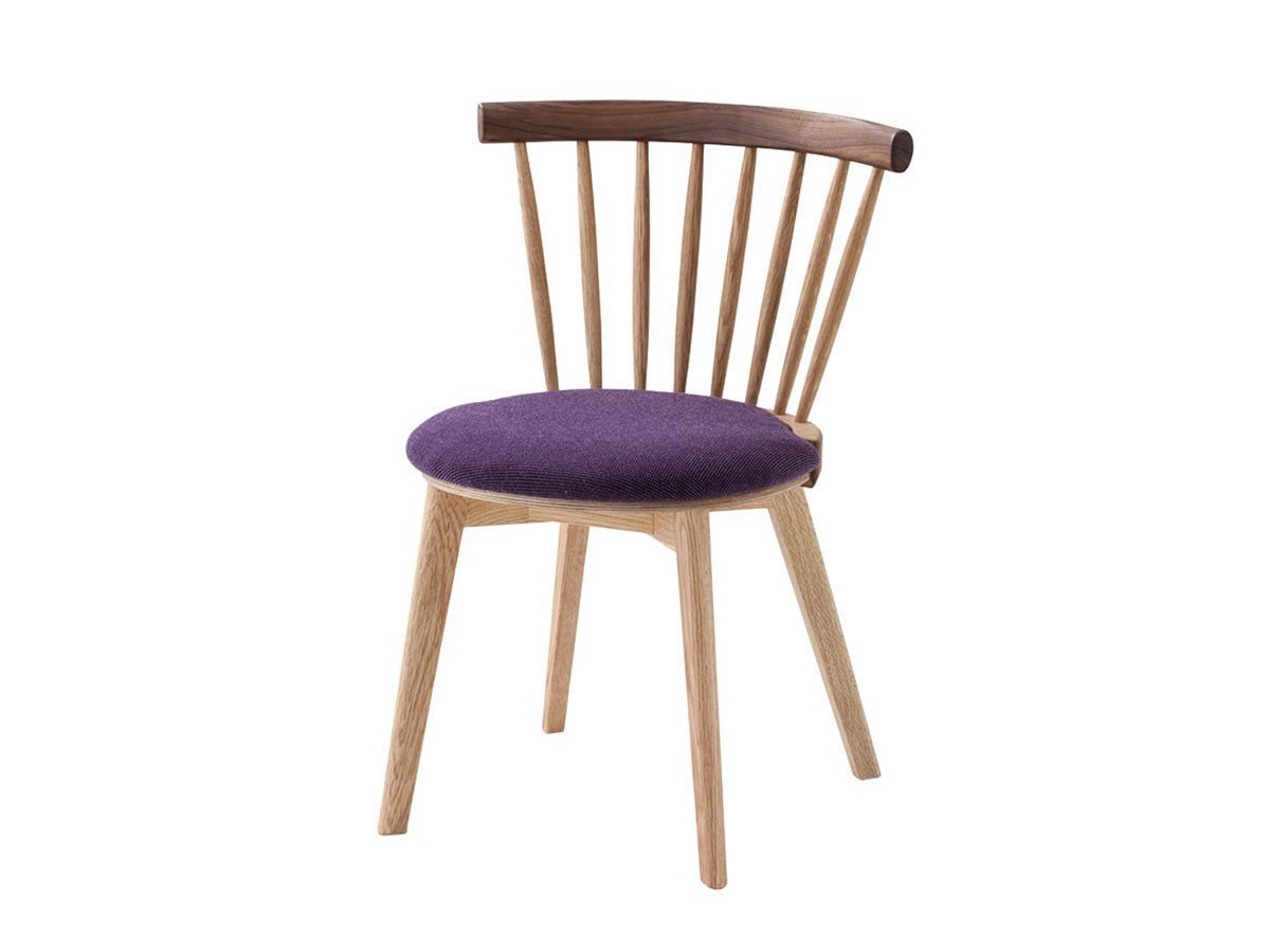 【ベンカ/BENCA / GOODS】のJASMINE Dining chair M / ジャスミン ダイニングチェア M インテリア・キッズ・メンズ・レディースファッション・服の通販 founy(ファニー) 　送料無料　Free Shipping　カラフル　Colorful Design　スピンドル　Spindle, Drawcord　ラウンド　Round, Round Neck　リラックス　Relax, Relaxed Fit　ホーム・キャンプ・アウトドア・お取り寄せ　Home Living / Home & Lifestyle / Camping Gear / Outdoor Camping　家具・インテリア　Home Furniture & Interior. Stylish & Functional Living Spaces　チェア・椅子　Seating & Chairs　ダイニングチェア・木製チェア　Dining Chairs　張地:フレーム:オーク × ウォールナット|ID: prp329100000001782 ipo3291000000033300859