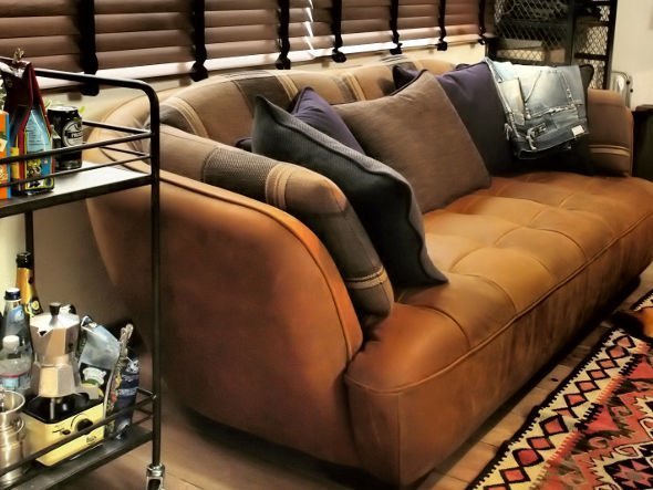 【タブ/tabu / GOODS】のOPIUM SOFA 3P / オピアム 三人掛けソファー(L-1) インテリア・キッズ・メンズ・レディースファッション・服の通販 founy(ファニー) 　なめらか　Smooth, Silky Texture　オイル　Body Oil　コーティング　Coating, Coated Finish　チェック　Check, Plaid, Tartan　ファブリック　Fabric, Textile　ホーム・キャンプ・アウトドア・お取り寄せ　Home Living / Home & Lifestyle / Camping Gear / Outdoor Camping　家具・インテリア　Home Furniture & Interior. Stylish & Functional Living Spaces　ソファー　Couches & Sofas　三人掛けソファ・3人用ソファ　Three-Seater Sofa / Sofa 3‑Seat　|ID: prp329100000001832 ipo3291000000036855741