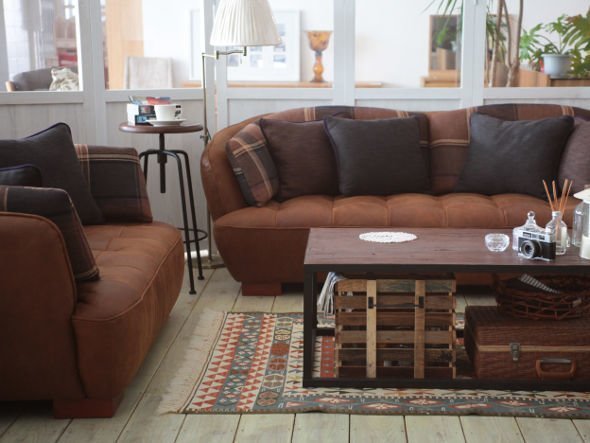 【タブ/tabu / GOODS】のOPIUM SOFA 3P / オピアム 三人掛けソファー(L-1) インテリア・キッズ・メンズ・レディースファッション・服の通販 founy(ファニー) 　なめらか　Smooth, Silky Texture　オイル　Body Oil　コーティング　Coating, Coated Finish　チェック　Check, Plaid, Tartan　ファブリック　Fabric, Textile　ホーム・キャンプ・アウトドア・お取り寄せ　Home Living / Home & Lifestyle / Camping Gear / Outdoor Camping　家具・インテリア　Home Furniture & Interior. Stylish & Functional Living Spaces　ソファー　Couches & Sofas　三人掛けソファ・3人用ソファ　Three-Seater Sofa / Sofa 3‑Seat　|ID: prp329100000001832 ipo3291000000036855742