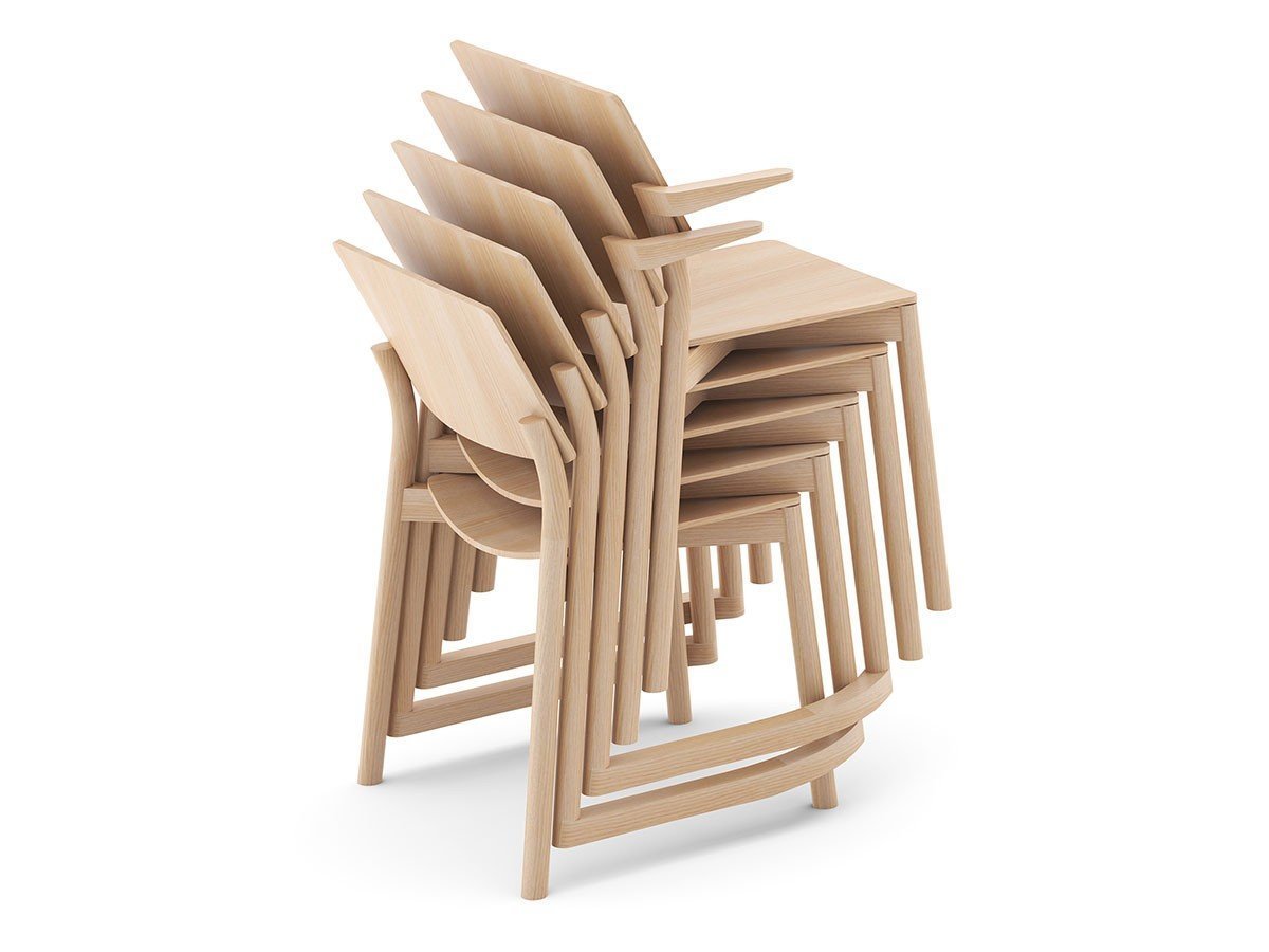 【カリモクニュースタンダード/KARIMOKU NEW STANDARD / GOODS】のPANORAMA CHAIR / パノラマチェア インテリア・キッズ・メンズ・レディースファッション・服の通販 founy(ファニー) 　送料無料　Free Shipping　コレクション　Collection, Seasonal Line　コンパクト　Compact, Small Size　フィット　Fit, Slim Fit　プレーン　Plain, Simple　ホーム・キャンプ・アウトドア・お取り寄せ　Home Living / Home & Lifestyle / Camping Gear / Outdoor Camping　家具・インテリア　Home Furniture & Interior. Stylish & Functional Living Spaces　チェア・椅子　Seating & Chairs　ダイニングチェア・木製チェア　Dining Chairs　同シリーズのアーム違い、脚部違いも重ねることが可能です。|ID: prp329100000001862 ipo3291000000036838691