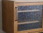 【イージーライフ/Easy Life / GOODS】のZINRO SIDE BOARD / ジンロ サイドボード 引き戸にはレトロな雰囲気のモザイクガラスを使用。滲んだような印象で内側を見えにくくします。|ID:prp329100000001896