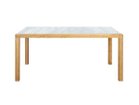 【リアルスタイル/REAL STYLE / GOODS】のTRIANGOLO dining table / トリアンゴロ ダイニングテーブル 天然大理石天板 オーク × ビアンコカララ、サイズ:幅160cm|ID:prp329100000001897