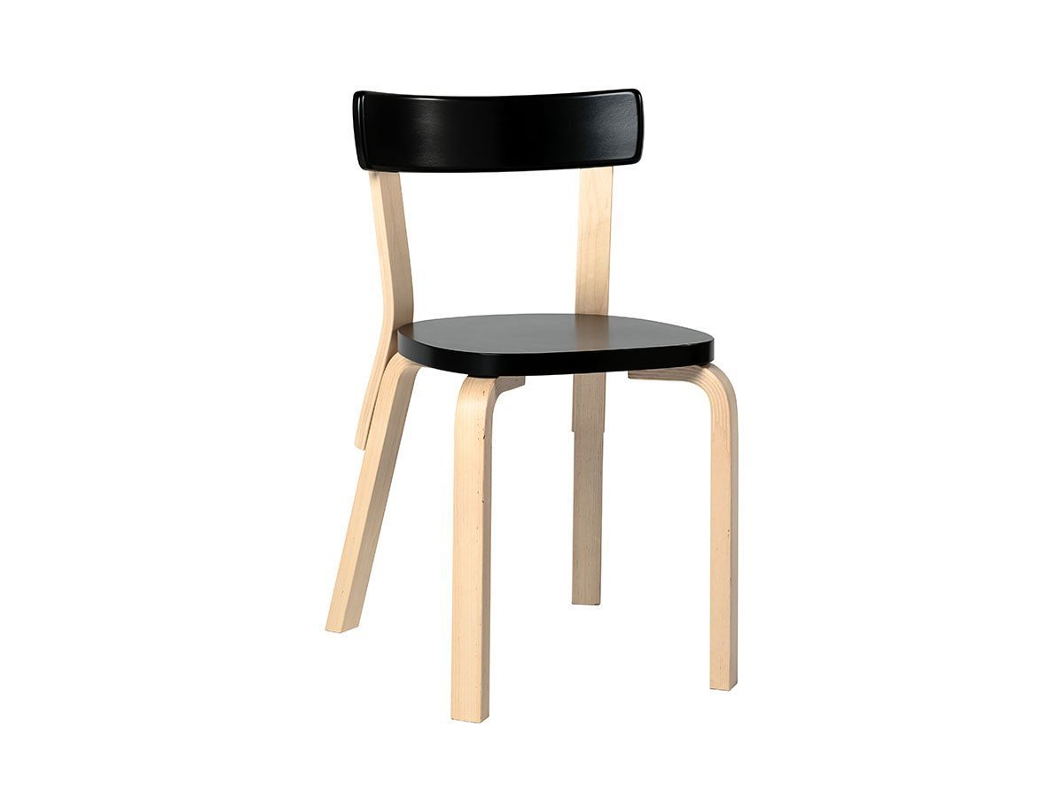 【アルテック/artek / GOODS】のCHAIR 69 / チェア 69 インテリア・キッズ・メンズ・レディースファッション・服の通販 founy(ファニー) 　送料無料　Free Shipping　シンプル　Simple, Minimal　人気　Popular, Best Seller　ホーム・キャンプ・アウトドア・お取り寄せ　Home Living / Home & Lifestyle / Camping Gear / Outdoor Camping　家具・インテリア　Home Furniture & Interior. Stylish & Functional Living Spaces　チェア・椅子　Seating & Chairs　ダイニングチェア・木製チェア　Dining Chairs　本体:ナチュラルラッカー / 背座:ブラックラッカー|ID: prp329100000001963 ipo3291000000036615668