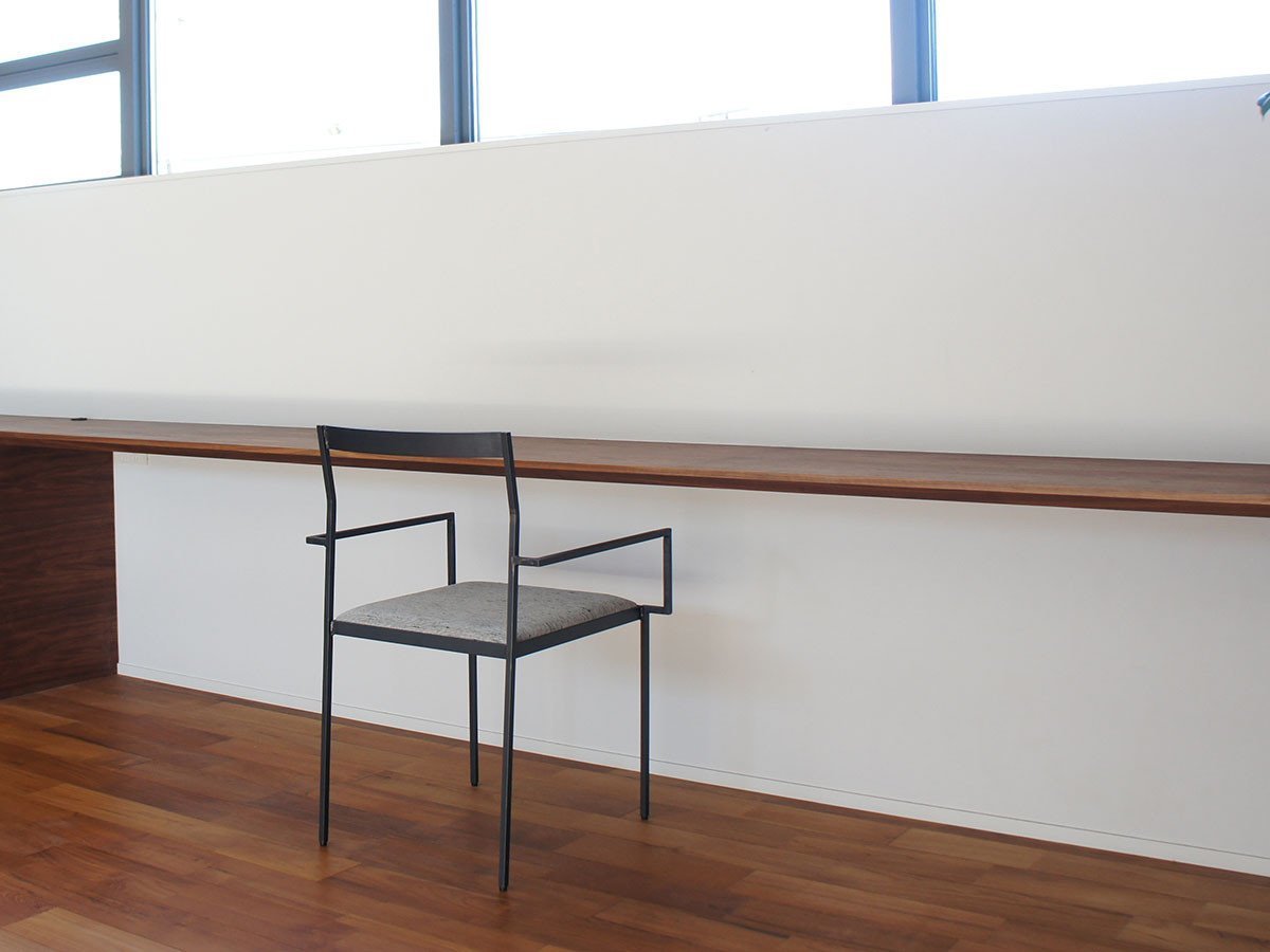 【杉山製作所/Sugiyama Seisakusho / GOODS】のKUROTETSU SHIN ARM CHAIR / クロテツ シン アームチェア 人気、トレンドファッション・服の通販 founy(ファニー) 　送料無料　Free Shipping　クール　Cool　スクエア　Square　ホーム・キャンプ・アウトドア・お取り寄せ　Home,Garden,Outdoor,Camping Gear　家具・インテリア　Furniture　チェア・椅子　Chair　ダイニングチェア　Dining Chair　ホーム・キャンプ・アウトドア・お取り寄せ　Home,Garden,Outdoor,Camping Gear　家具・インテリア　Furniture　チェア・椅子　Chair　アームチェア　Armchair　other-2|ID: prp329100000001974 ipo3291000000031546601