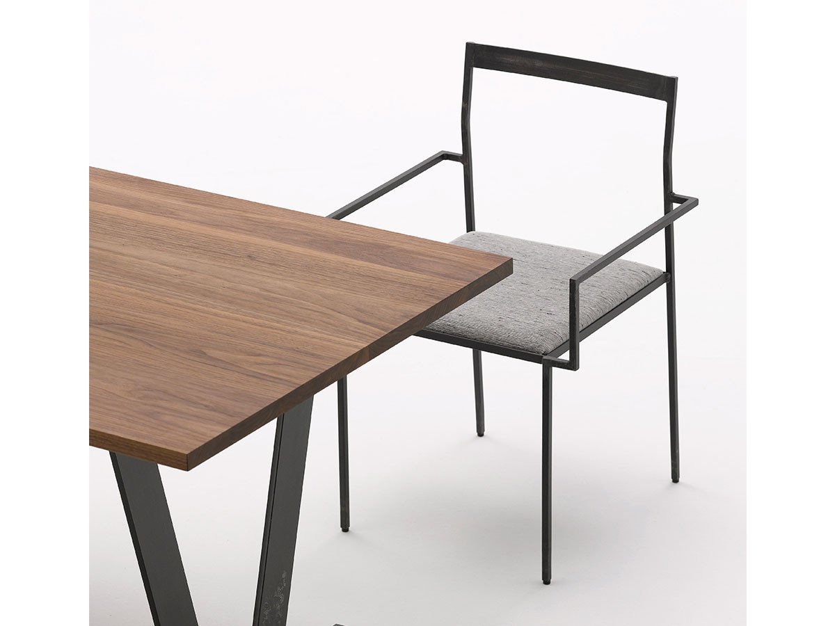 【杉山製作所/Sugiyama Seisakusho / GOODS】のKUROTETSU SHIN ARM CHAIR / クロテツ シン アームチェア 人気、トレンドファッション・服の通販 founy(ファニー) 　送料無料　Free Shipping　クール　Cool　スクエア　Square　ホーム・キャンプ・アウトドア・お取り寄せ　Home,Garden,Outdoor,Camping Gear　家具・インテリア　Furniture　チェア・椅子　Chair　ダイニングチェア　Dining Chair　ホーム・キャンプ・アウトドア・お取り寄せ　Home,Garden,Outdoor,Camping Gear　家具・インテリア　Furniture　チェア・椅子　Chair　アームチェア　Armchair　other-3|ID: prp329100000001974 ipo3291000000031546602