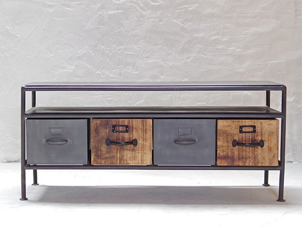 【ライフファニチャー/LIFE FURNITURE / GOODS】のIRON WOODEN TV BOARD / アイアン ウッデン TVボード インテリア・キッズ・メンズ・レディースファッション・服の通販 founy(ファニー) 　送料無料　Free Shipping　コンパクト　Compact, Small Size　ボックス　Boxy, Box Shape　ホーム・キャンプ・アウトドア・お取り寄せ　Home Living / Home & Lifestyle / Camping Gear / Outdoor Camping　家具・インテリア　Home Furniture & Interior. Stylish & Functional Living Spaces　テレビボード・テレビ台　TV Cabinets & Consoles　テレビ台・TVボード　Tv Board　ボックスの位置は入れ替えが可能です。|ID: prp329100000002012 ipo3291000000030241754