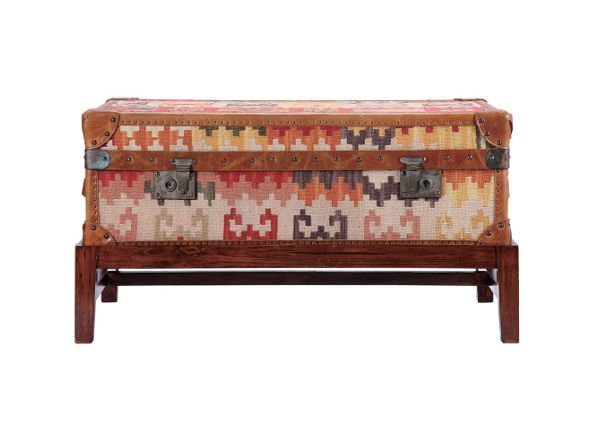 【ハロ/HALO / GOODS】のWATSON MEDIUM TRUNK KILIM / ワトソン ミディアム トランク(キリム) インテリア・キッズ・メンズ・レディースファッション・服の通販 founy(ファニー) 　送料無料　Free Shipping　クッション　Cushion, Throw Pillow　スタンド　Stand Collar, Upright Stand　テーブル　Table, Dining Table　ブランケット　Blanket, Throw Blanket　ボックス　Boxy, Box Shape　人気　Popular, Best Seller　ホーム・キャンプ・アウトドア・お取り寄せ　Home Living / Home & Lifestyle / Camping Gear / Outdoor Camping　家具・インテリア　Home Furniture & Interior. Stylish & Functional Living Spaces　テーブル　Dining, Coffee & Side Tables　ローテーブル・センターテーブル　Coffee & Center Tables　別売りのトランクスタンド組み合わせイメージ|ID: prp329100000002020 ipo3291000000030198582