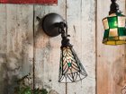 【フライミー ファクトリー/FLYMEe Factory / GOODS】のCUSTOM SERIES Engineer Wall Lamp S × Stained Glass Checker / カスタムシリーズ エンジニアウォールランプS × ステンドグラス(チェッカー) |ID: prp329100000002029 ipo3291000000031686689