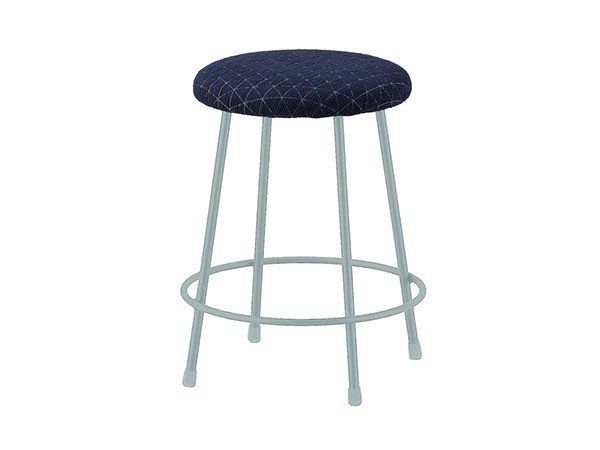 【杉山製作所/Sugiyama Seisakusho / GOODS】のN stool / N スツール インテリア・キッズ・メンズ・レディースファッション・服の通販 founy(ファニー) 　送料無料　Free Shipping　クッション　Cushion, Throw Pillow　コンパクト　Compact, Small Size　シンプル　Simple, Minimal　ホーム・キャンプ・アウトドア・お取り寄せ　Home Living / Home & Lifestyle / Camping Gear / Outdoor Camping　家具・インテリア　Home Furniture & Interior. Stylish & Functional Living Spaces　チェア・椅子　Seating & Chairs　スツール・バースツール　Stools & Bar Stools　張地:ソレイユ SNV ネイビー(Aランク)、脚部サンドブルーグレー|ID: prp329100000002115 ipo3291000000035165624