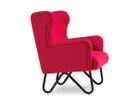 【フライミー ベーシック/FLYMEe BASIC / GOODS】のLounge Chair / ラウンジチェア f70289 張地:ブレイザー ロックポート(Eランク)、脚部ブラック|ID:prp329100000002119