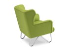 【フライミー ベーシック/FLYMEe BASIC / GOODS】のLounge Chair / ラウンジチェア f70289 張地:ブレイザー ブライアンストン(Eランク)、脚部シルバー|ID:prp329100000002119