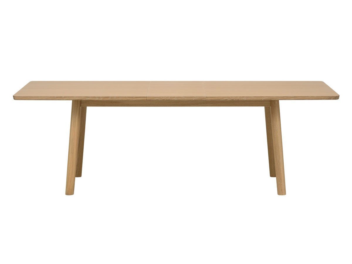 【ヒロシマ/HIROSHIMA / GOODS】のExtension Dining Table / 伸長式ダイニングテーブル(オーク) インテリア・キッズ・メンズ・レディースファッション・服の通販 founy(ファニー) 　シンプル　Simple　テーブル　Table　フォルム　Form　ホーム・キャンプ・アウトドア・お取り寄せ　Home,Garden,Outdoor,Camping Gear　家具・インテリア　Home Furniture & Interior. Stylish & Functional Living Spaces　テーブル　Table　ダイニングテーブル　Dining Table　天板伸長時|ID: prp329100000002162 ipo3291000000032365002