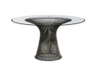 【ノル/Knoll / GOODS】のPlatner Collection Dining Table / プラットナーコレクション ダイニングテーブル 天板:クリアガラス、脚部:メタリックブロンズ|ID:prp329100000002175