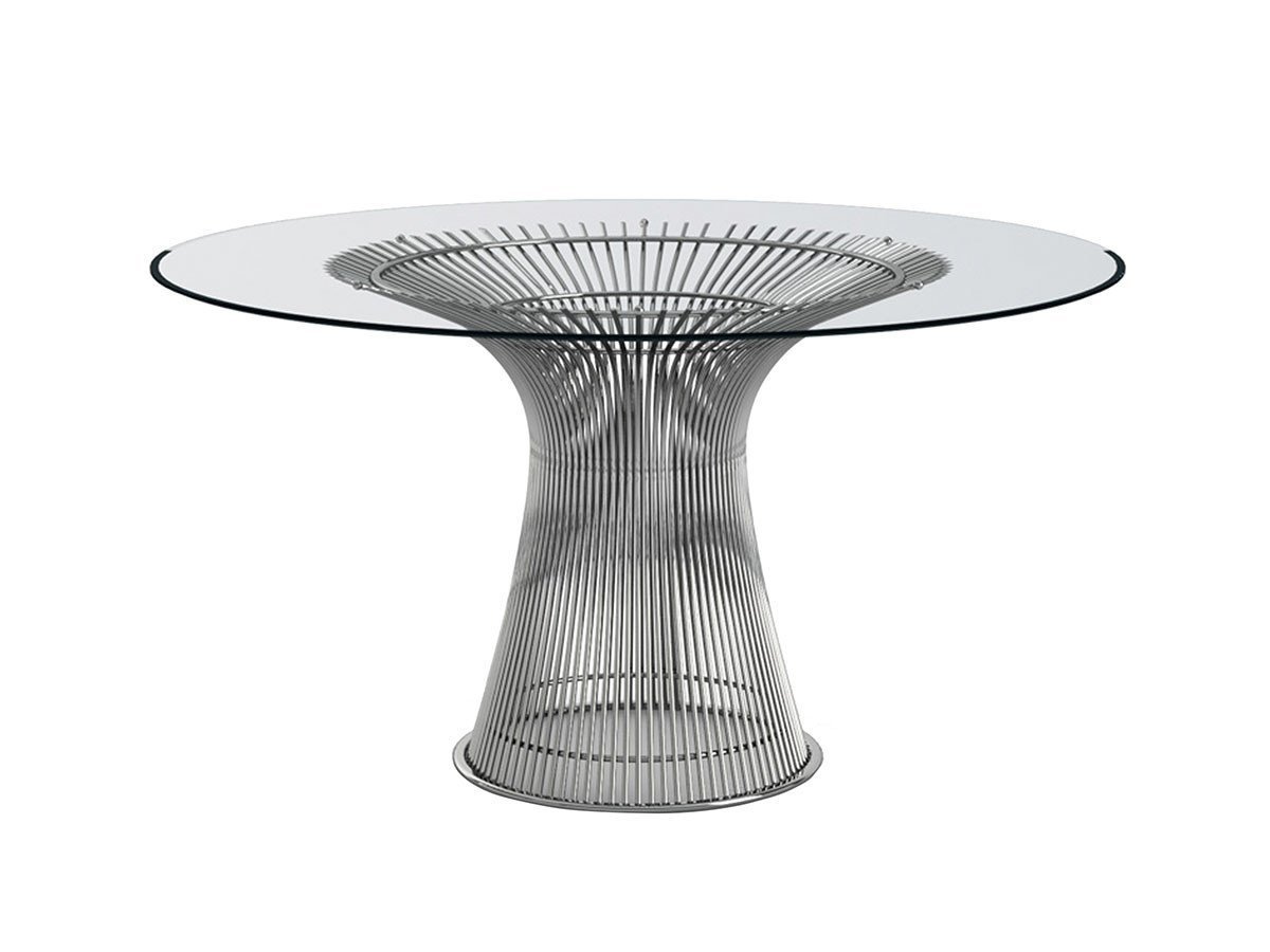 【ノル/Knoll / GOODS】のPlatner Collection Dining Table / プラットナーコレクション ダイニングテーブル インテリア・キッズ・メンズ・レディースファッション・服の通販 founy(ファニー) エレガント 上品 Elegant ガラス Glass, Glassware コレクション Collection, Seasonal Line シンプル Simple, Minimal テーブル Table, Dining Table フレーム Frame, Outline モダン Modern, Contemporary ラウンド Round, Round Neck ワイヤー Wire, Wired Bra ホーム・キャンプ・アウトドア・お取り寄せ Home Living / Home & Lifestyle / Camping Gear / Outdoor Camping 家具・インテリア Home Furniture & Interior. Stylish & Functional Living Spaces テーブル Dining, Coffee & Side Tables ダイニングテーブル・食卓テーブル Dining Tables 天板:クリアガラス、脚部:ポリッシュニッケル|ID: prp329100000002175 ipo3291000000036859669