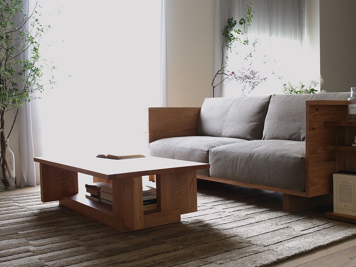 【ヒラシマ/HIRASHIMA / GOODS】のCARAMELLA Living Table wood / カラメッラ リビングテーブル(ウッド) インテリア・キッズ・メンズ・レディースファッション・服の通販 founy(ファニー) 　ウッド　Wood　テーブル　Table　ホーム・キャンプ・アウトドア・お取り寄せ　Home,Garden,Outdoor,Camping Gear　家具・インテリア　Furniture　テーブル　Table　ローテーブル・センターテーブル　Low Table/Center Table　ウッド:オーク、サイズ:120 × 60cm|ID: prp329100000002183 ipo3291000000020399861