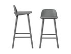 【ムート/MUUTO / GOODS】のNERD BAR STOOL / ナードバースツール(座面高75cm) 座面高は2サイズ展開です。左:座面高75cm(本商品)、右:座面高65cm|ID: prp329100000002193 ipo3291000000030233552