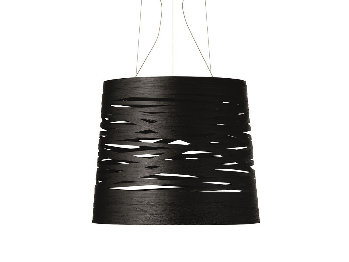 【フォスカリーニ/FOSCARINI / GOODS】のTress Pendant / トレス ペンダント(グランデ) インテリア・キッズ・メンズ・レディースファッション・服の通販 founy(ファニー) 　送料無料　Free Shipping　グラス　Glass, Eyewear　ランダム　Random, Irregular　リボン　Ribbon, Bow　ホーム・キャンプ・アウトドア・お取り寄せ　Home Living / Home & Lifestyle / Camping Gear / Outdoor Camping　家具・インテリア　Home Furniture & Interior. Stylish & Functional Living Spaces　ライト・照明　Lamps & Lighting Fixtures　ペンダントライト・吊り下げ照明　Pendant Light / Hanging Light Fixture　ブラック|ID: prp329100000002213 ipo3291000000033630124