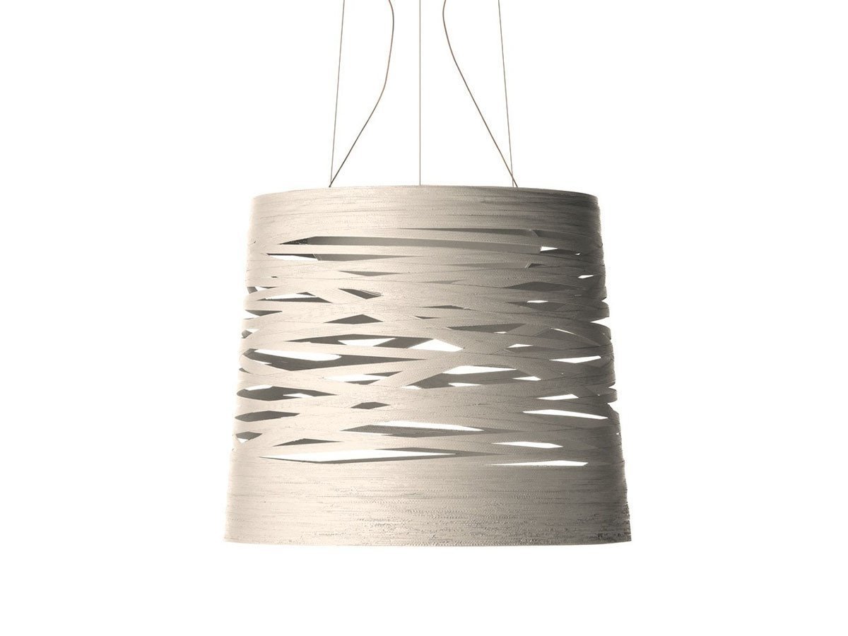 【フォスカリーニ/FOSCARINI / GOODS】のTress Pendant / トレス ペンダント(グランデ) インテリア・キッズ・メンズ・レディースファッション・服の通販 founy(ファニー) 　送料無料　Free Shipping　グラス　Glass, Eyewear　ランダム　Random, Irregular　リボン　Ribbon, Bow　ホーム・キャンプ・アウトドア・お取り寄せ　Home Living / Home & Lifestyle / Camping Gear / Outdoor Camping　家具・インテリア　Home Furniture & Interior. Stylish & Functional Living Spaces　ライト・照明　Lamps & Lighting Fixtures　ペンダントライト・吊り下げ照明　Pendant Light / Hanging Light Fixture　グレージュ|ID: prp329100000002213 ipo3291000000033630125
