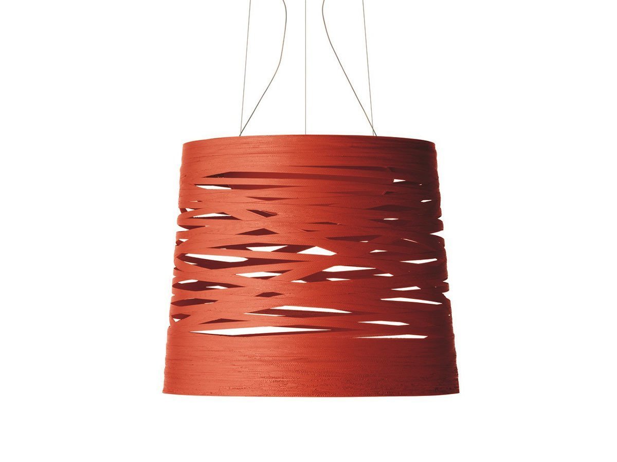 【フォスカリーニ/FOSCARINI / GOODS】のTress Pendant / トレス ペンダント(グランデ) インテリア・キッズ・メンズ・レディースファッション・服の通販 founy(ファニー) 　送料無料　Free Shipping　グラス　Glass, Eyewear　ランダム　Random, Irregular　リボン　Ribbon, Bow　ホーム・キャンプ・アウトドア・お取り寄せ　Home Living / Home & Lifestyle / Camping Gear / Outdoor Camping　家具・インテリア　Home Furniture & Interior. Stylish & Functional Living Spaces　ライト・照明　Lamps & Lighting Fixtures　ペンダントライト・吊り下げ照明　Pendant Light / Hanging Light Fixture　クリムゾン|ID: prp329100000002213 ipo3291000000033630126