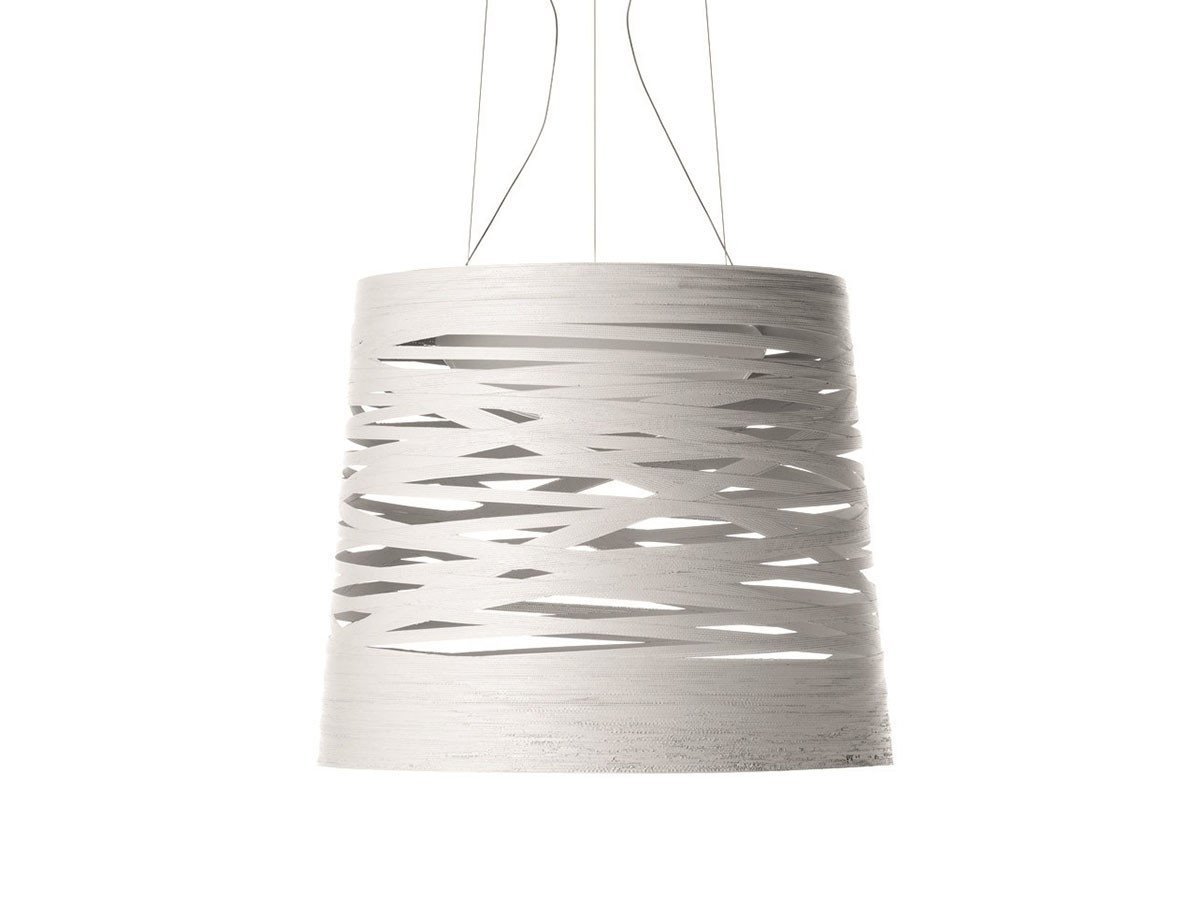 【フォスカリーニ/FOSCARINI / GOODS】のTress Pendant / トレス ペンダント(グランデ) インテリア・キッズ・メンズ・レディースファッション・服の通販 founy(ファニー) 　送料無料　Free Shipping　グラス　Glass, Eyewear　ランダム　Random, Irregular　リボン　Ribbon, Bow　ホーム・キャンプ・アウトドア・お取り寄せ　Home Living / Home & Lifestyle / Camping Gear / Outdoor Camping　家具・インテリア　Home Furniture & Interior. Stylish & Functional Living Spaces　ライト・照明　Lamps & Lighting Fixtures　ペンダントライト・吊り下げ照明　Pendant Light / Hanging Light Fixture　ホワイト|ID: prp329100000002213 ipo3291000000036473015