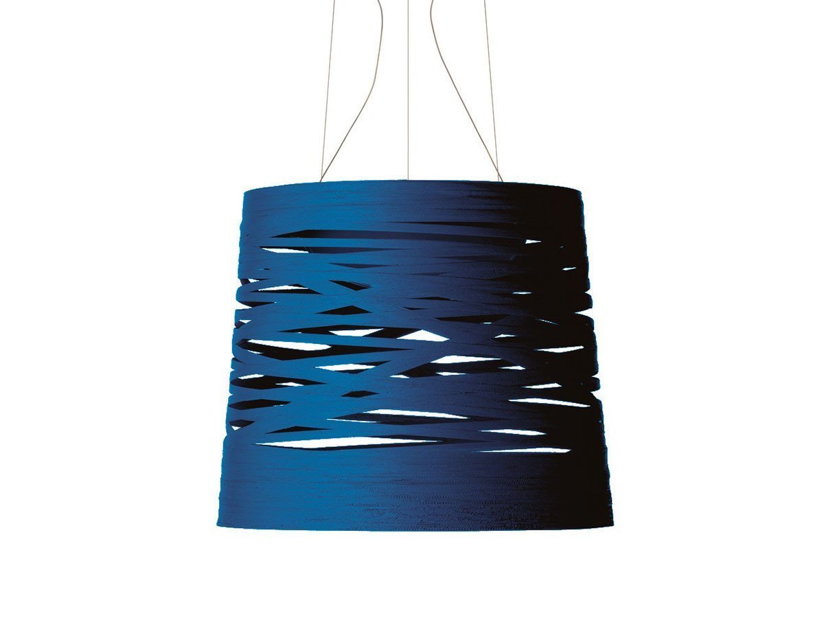 【フォスカリーニ/FOSCARINI / GOODS】のTress Pendant / トレス ペンダント(グランデ) インテリア・キッズ・メンズ・レディースファッション・服の通販 founy(ファニー) 　送料無料　Free Shipping　グラス　Glass, Eyewear　ランダム　Random, Irregular　リボン　Ribbon, Bow　ホーム・キャンプ・アウトドア・お取り寄せ　Home Living / Home & Lifestyle / Camping Gear / Outdoor Camping　家具・インテリア　Home Furniture & Interior. Stylish & Functional Living Spaces　ライト・照明　Lamps & Lighting Fixtures　ペンダントライト・吊り下げ照明　Pendant Light / Hanging Light Fixture　インディゴ|ID: prp329100000002213 ipo3291000000036473025