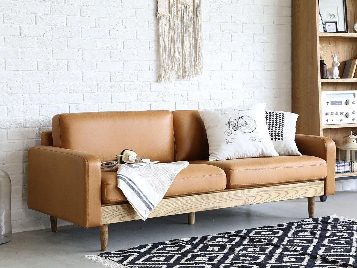 【イージーライフ/Easy Life / GOODS】のFLEET SOFA / フリート 3人掛けソファ(レザーテックス) インテリア・キッズ・メンズ・レディースファッション・服の通販 founy(ファニー) 　オイル　Body Oil　シンプル　Simple, Minimal　ファブリック　Fabric, Textile　フレーム　Frame, Outline　ホーム・キャンプ・アウトドア・お取り寄せ　Home Living / Home & Lifestyle / Camping Gear / Outdoor Camping　家具・インテリア　Home Furniture & Interior. Stylish & Functional Living Spaces　ソファー　Couches & Sofas　-|ID: prp329100000002234 ipo3291000000036855937