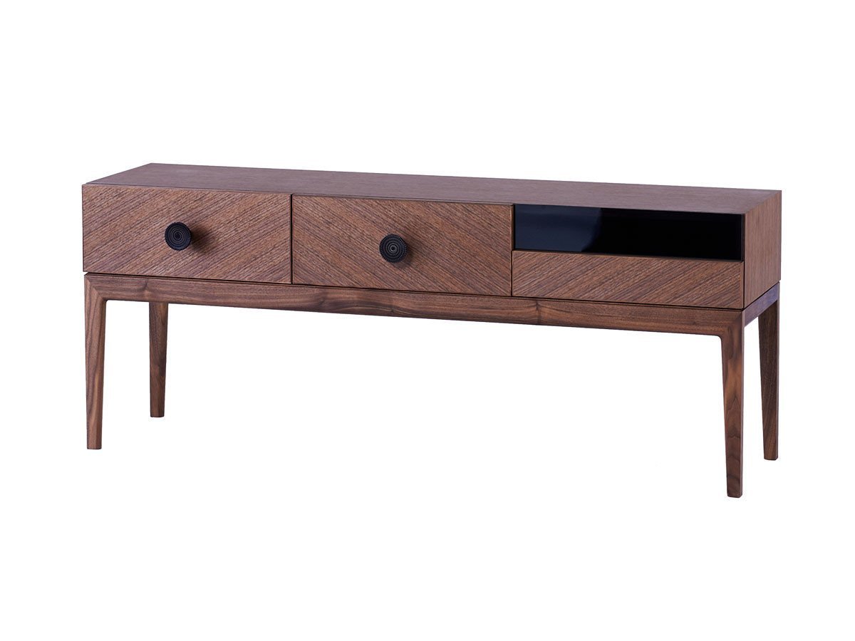 【ベンカ/BENCA / GOODS】のANEMONE TV board / アネモネ テレビボード インテリア・キッズ・メンズ・レディースファッション・服の通販 founy(ファニー) 　ガラス　Glass, Glassware　フラット　Flat, Flat Shoes　ホーム・キャンプ・アウトドア・お取り寄せ　Home Living / Home & Lifestyle / Camping Gear / Outdoor Camping　家具・インテリア　Home Furniture & Interior. Stylish & Functional Living Spaces　テレビボード・テレビ台　TV Cabinets & Consoles　テレビ台・TVボード　Tv Board　ウッド:ウォールナット、ツマミ:小石原焼(ブラック)|ID: prp329100000002255 ipo3291000000030241174