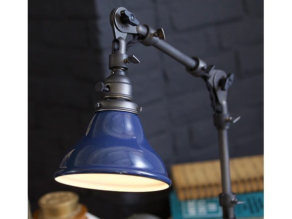 【フライミー ファクトリー/FLYMEe Factory / GOODS】のCUSTOM SERIES Engineer Desk Lamp × Mini Wave Enamel / カスタムシリーズ エンジニアデスクランプ × ミニエナメル(ウェーブ) インテリア・キッズ・メンズ・レディースファッション・服の通販 founy(ファニー) 　送料無料　Free Shipping　ウェーブ　Wave　エナメル　Enamel　ガラス　Glass　デスク　Desk　ホーム・キャンプ・アウトドア・お取り寄せ　Home,Garden,Outdoor,Camping Gear　家具・インテリア　Furniture　ライト・照明　Lighting & Light Fixtures　デスクライト・テーブルライト　Desk Light/Table Light　参考イメージ|ID: prp329100000002277 ipo3291000000025322779