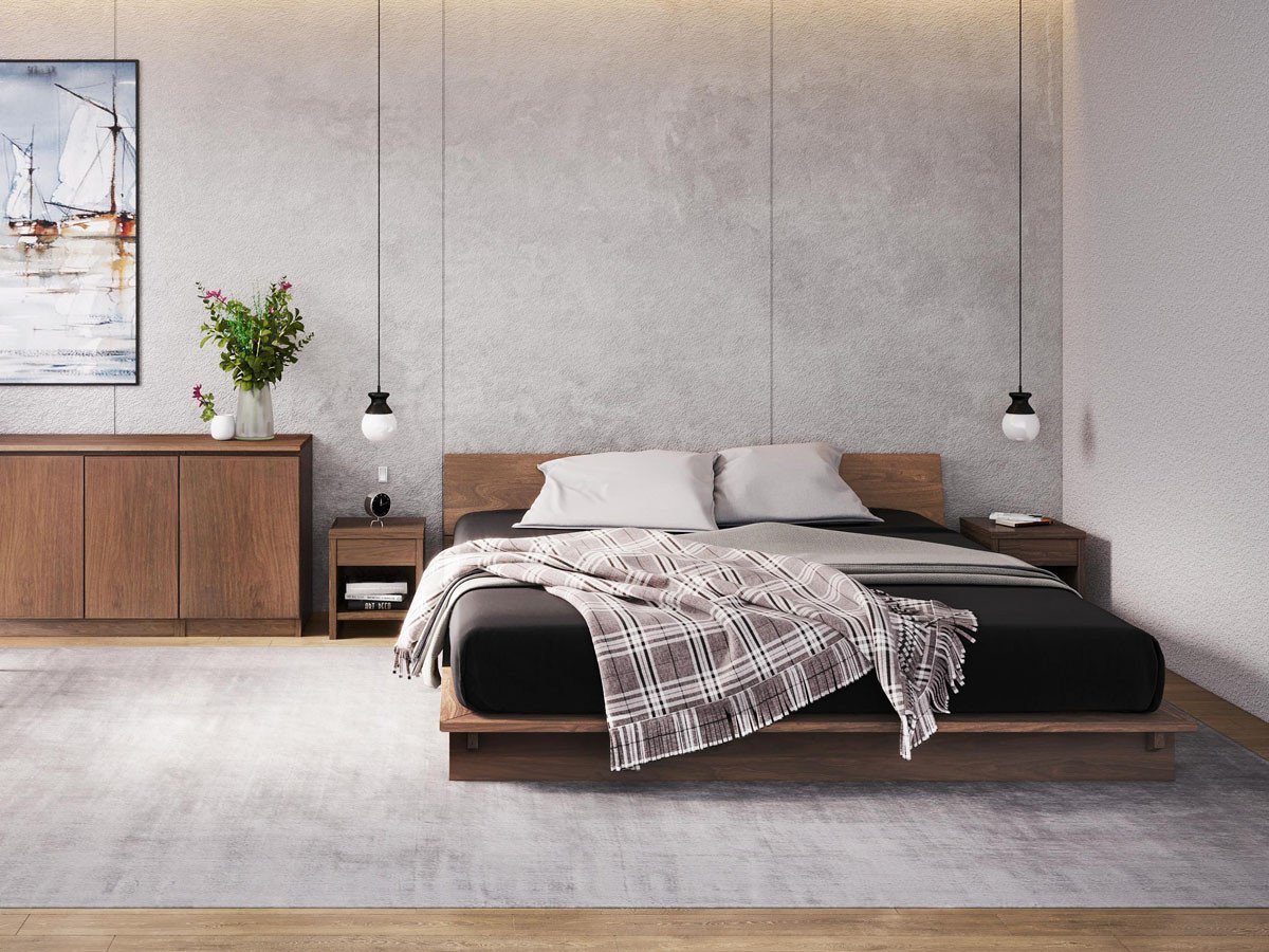 【マスターウォール/MASTERWAL / GOODS】のMORELESS BED / モアレス ベッド インテリア・キッズ・メンズ・レディースファッション・服の通販 founy(ファニー) 　クール　Cool, Chic　コーティング　Coating, Coated Finish　ダブル　Double, Double-Breasted　バランス　Balance, Style Balance　フレーム　Frame, Outline　ボックス　Boxy, Box Shape　ポケット　Pocket, Pocket Detail　ホーム・キャンプ・アウトドア・お取り寄せ　Home Living / Home & Lifestyle / Camping Gear / Outdoor Camping　家具・インテリア　Home Furniture & Interior. Stylish & Functional Living Spaces　ベッド　Modern Beds for Every Room　シングルベッド・1人用ベッド　Single Bed　ホーム・キャンプ・アウトドア・お取り寄せ　Home Living / Home & Lifestyle / Camping Gear / Outdoor Camping　家具・インテリア　Home Furniture & Interior. Stylish & Functional Living Spaces　ベッド　Modern Beds for Every Room　セミダブルベッド　Small Double Bed / Three-Quarter Bed　ホーム・キャンプ・アウトドア・お取り寄せ　Home Living / Home & Lifestyle / Camping Gear / Outdoor Camping　家具・インテリア　Home Furniture & Interior. Stylish & Functional Living Spaces　ベッド　Modern Beds for Every Room　ダブルベッド・2人用ベッド　Double Bed / Full Size Bed　ホーム・キャンプ・アウトドア・お取り寄せ　Home Living / Home & Lifestyle / Camping Gear / Outdoor Camping　家具・インテリア　Home Furniture & Interior. Stylish & Functional Living Spaces　ベッド　Modern Beds for Every Room　ウッド:ウォールナット、ベッドサイズ:キング|ID: prp329100000002302 ipo3291000000036833338