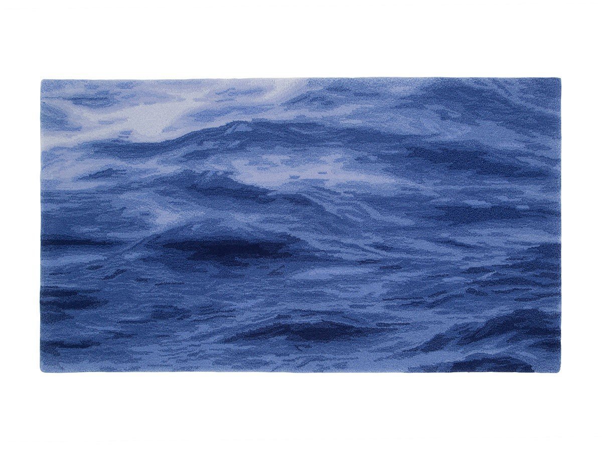 【山形緞通/Yamagata Dantsu / GOODS】のDESIGNERS LINE - KEN KIYOYUKI OKUYAMA - UMI / デザイナーズライン - 奥山 清行 - 海(ダークブルー) 人気、トレンドファッション・服の通販 founy(ファニー) 　送料無料　Free Shipping　ホーム・キャンプ・アウトドア・お取り寄せ　Home Living / Home & Lifestyle / Camping Gear / Outdoor Camping　家具・インテリア　Home Furniture & Interior. Stylish & Functional Living Spaces　その他 インテリア雑貨、家具　Home Decor & Furniture Extras　other-2|ID: prp329100000002367 ipo3291000000031538671