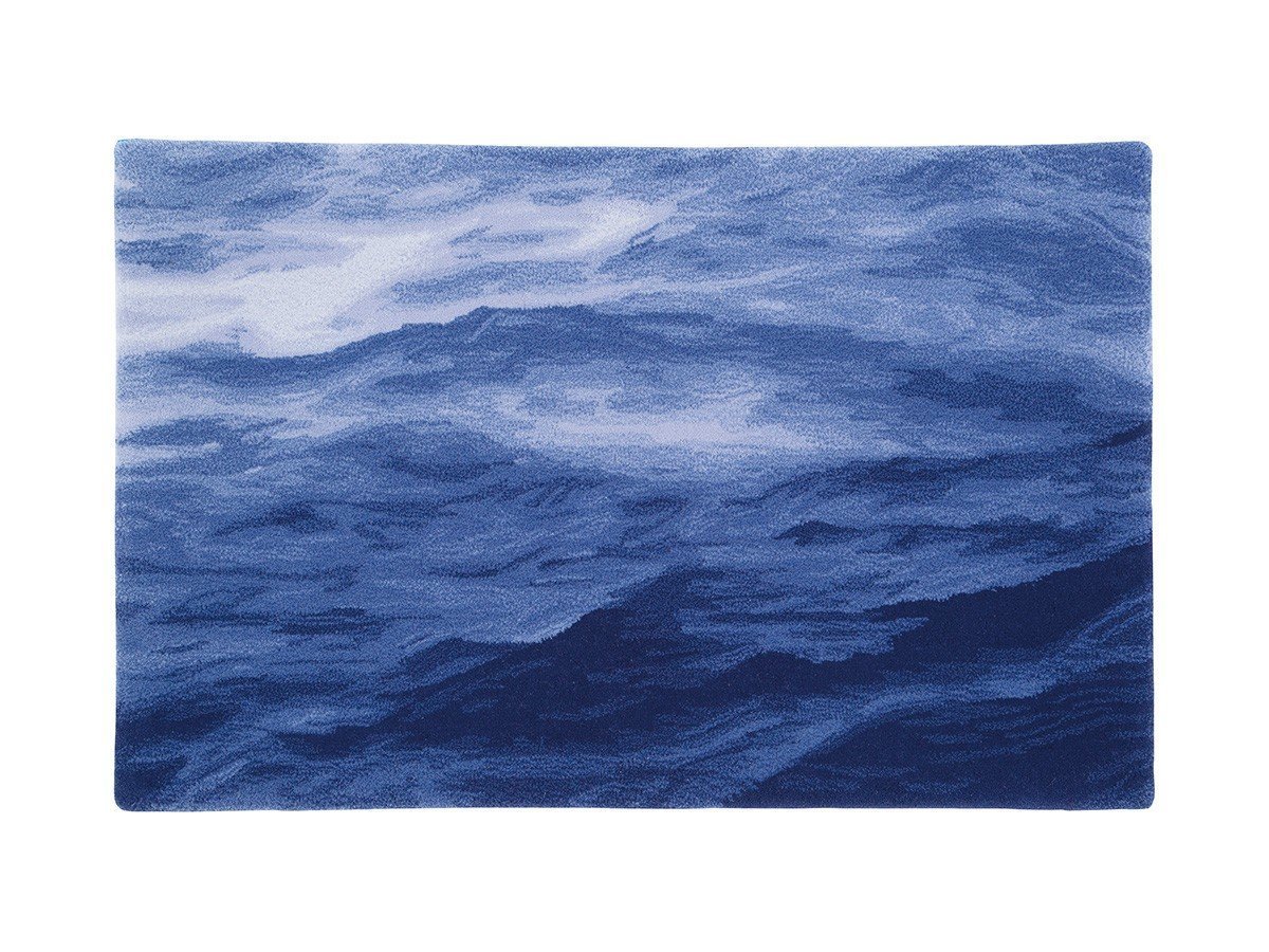 【山形緞通/Yamagata Dantsu / GOODS】のDESIGNERS LINE - KEN KIYOYUKI OKUYAMA - UMI / デザイナーズライン - 奥山 清行 - 海(ダークブルー) 人気、トレンドファッション・服の通販 founy(ファニー) 　送料無料　Free Shipping　ホーム・キャンプ・アウトドア・お取り寄せ　Home Living / Home & Lifestyle / Camping Gear / Outdoor Camping　家具・インテリア　Home Furniture & Interior. Stylish & Functional Living Spaces　その他 インテリア雑貨、家具　Home Decor & Furniture Extras　other-3|ID: prp329100000002367 ipo3291000000031538672