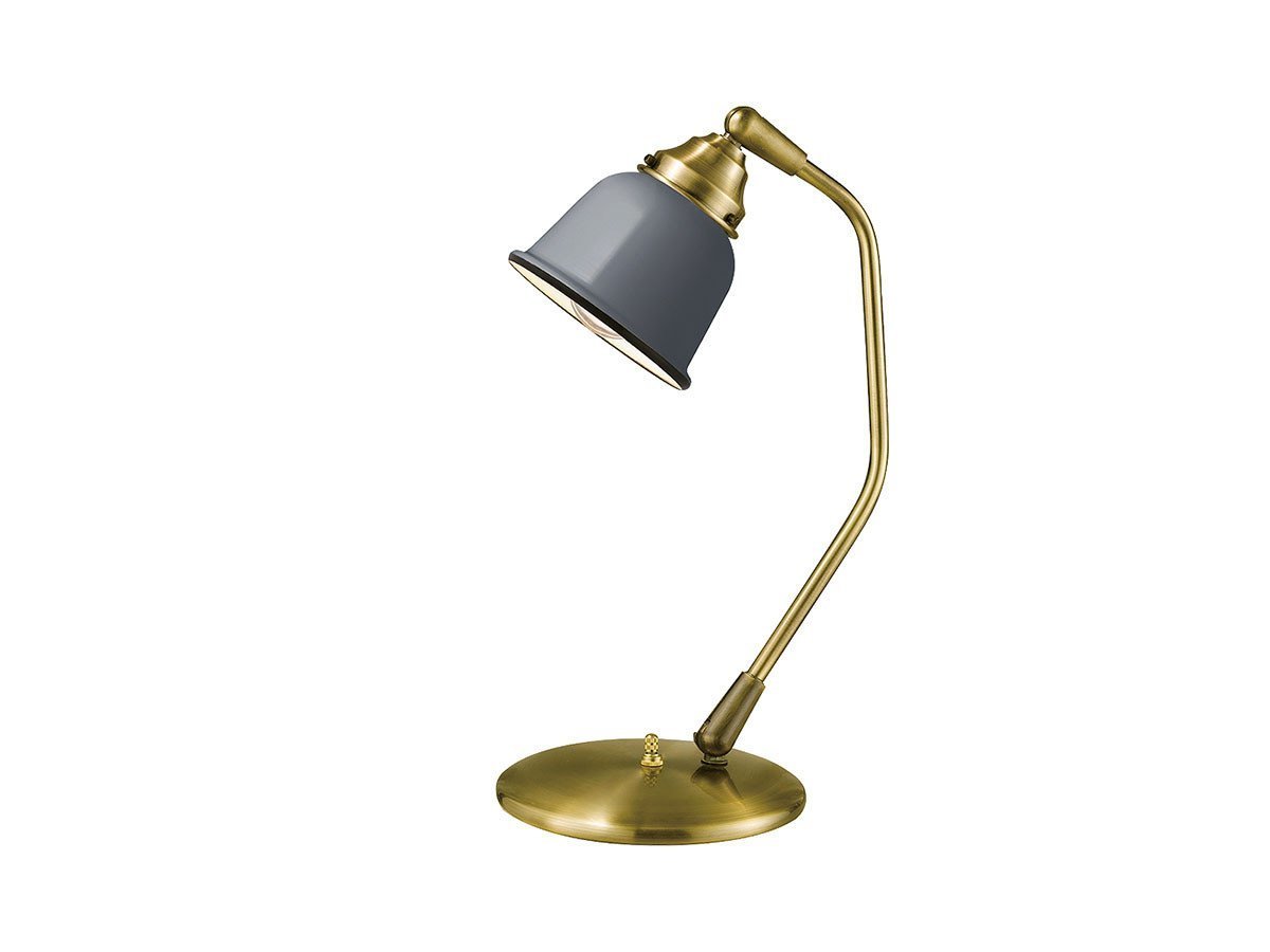 【フライミー ファクトリー/FLYMEe Factory / GOODS】のCUSTOM SERIES Classic Desk Lamp × Petit Steel / カスタムシリーズ クラシックデスクランプ × スチール(プチ) インテリア・キッズ・メンズ・レディースファッション・服の通販 founy(ファニー) 　クラシカル　Classical, Vintage-Inspired　クラシック　Classic, Timeless Style　シンプル　Simple, Minimal　デスク　Desk, Work Desk　ホーム・キャンプ・アウトドア・お取り寄せ　Home Living / Home & Lifestyle / Camping Gear / Outdoor Camping　家具・インテリア　Home Furniture & Interior. Stylish & Functional Living Spaces　ライト・照明　Lamps & Lighting Fixtures　デスクライト・卓上照明　Desk Lamp / Table Lamp / Study Light　器具本体:ゴールド、シェード:ディープグレー|ID: prp329100000002372 ipo3291000000030241444