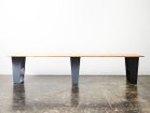 【フィール/FIEL / GOODS】のTakeshi + Table Top / タケシ レッグ × 3 + テーブルトップL × 2(連結) レッググレー / ブラック、サイズ:幅340 × 奥行80cm|ID:prp329100000002391