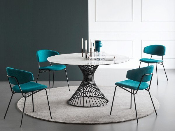 【カリガリス/Calligaris / GOODS】のVORTEX / ヴォルテックス セラミック天板 CS/4108-FD 140 人気、トレンドファッション・服の通販 founy(ファニー) 　テーブル　Table　フレーム　Flame　ラウンド　Round　ホーム・キャンプ・アウトドア・お取り寄せ　Home,Garden,Outdoor,Camping Gear　家具・インテリア　Furniture　テーブル　Table　ダイニングテーブル　Dining Table　other-2|ID: prp329100000002397 ipo3291000000031532213