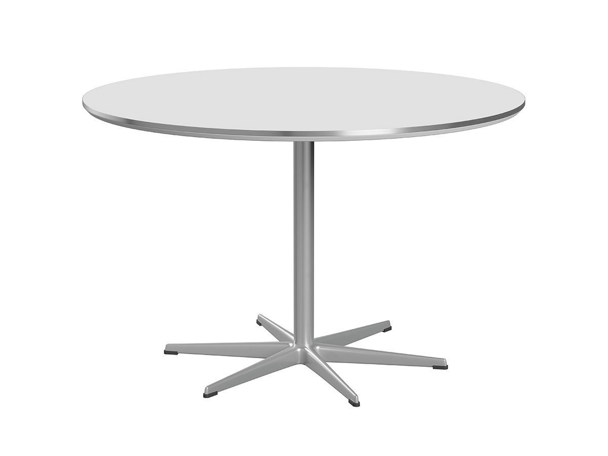 【フリッツ ハンセン/FRITZ HANSEN / GOODS】のTABLE SERIES CIRCULAR / テーブルシリーズ 円形テーブル 6スターベース A825 / A826 インテリア・キッズ・メンズ・レディースファッション・服の通販 founy(ファニー) 　ウッド　Wooden Design　サテン　Satin, Glossy Fabric　テーブル　Table, Dining Table　フレーム　Frame, Outline　ラウンド　Round, Round Neck　ホーム・キャンプ・アウトドア・お取り寄せ　Home Living / Home & Lifestyle / Camping Gear / Outdoor Camping　家具・インテリア　Home Furniture & Interior. Stylish & Functional Living Spaces　テーブル　Dining, Coffee & Side Tables　ダイニングテーブル・食卓テーブル　Dining Tables　ホーム・キャンプ・アウトドア・お取り寄せ　Home Living / Home & Lifestyle / Camping Gear / Outdoor Camping　家具・インテリア　Home Furniture & Interior. Stylish & Functional Living Spaces　テーブル　Dining, Coffee & Side Tables　カフェテーブル・丸型テーブル　Cafe & Bistro Tables　天板:ラミネート / ホワイト、脚部:シルバーグレー、サイズ:A825|ID: prp329100000002406 ipo3291000000036818205