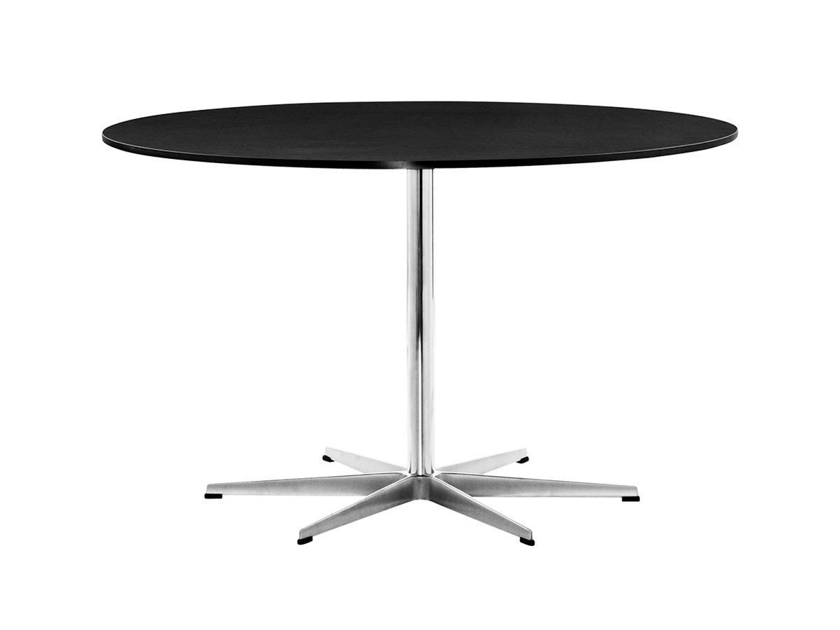 【フリッツ ハンセン/FRITZ HANSEN / GOODS】のTABLE SERIES CIRCULAR / テーブルシリーズ 円形テーブル 6スターベース A825 / A826 インテリア・キッズ・メンズ・レディースファッション・服の通販 founy(ファニー) 　ウッド　Wooden Design　サテン　Satin, Glossy Fabric　テーブル　Table, Dining Table　フレーム　Frame, Outline　ラウンド　Round, Round Neck　ホーム・キャンプ・アウトドア・お取り寄せ　Home Living / Home & Lifestyle / Camping Gear / Outdoor Camping　家具・インテリア　Home Furniture & Interior. Stylish & Functional Living Spaces　テーブル　Dining, Coffee & Side Tables　ダイニングテーブル・食卓テーブル　Dining Tables　ホーム・キャンプ・アウトドア・お取り寄せ　Home Living / Home & Lifestyle / Camping Gear / Outdoor Camping　家具・インテリア　Home Furniture & Interior. Stylish & Functional Living Spaces　テーブル　Dining, Coffee & Side Tables　カフェテーブル・丸型テーブル　Cafe & Bistro Tables　天板:ラミネート / ブラック、脚部:サテン仕上、サイズ:A825|ID: prp329100000002406 ipo3291000000036818214