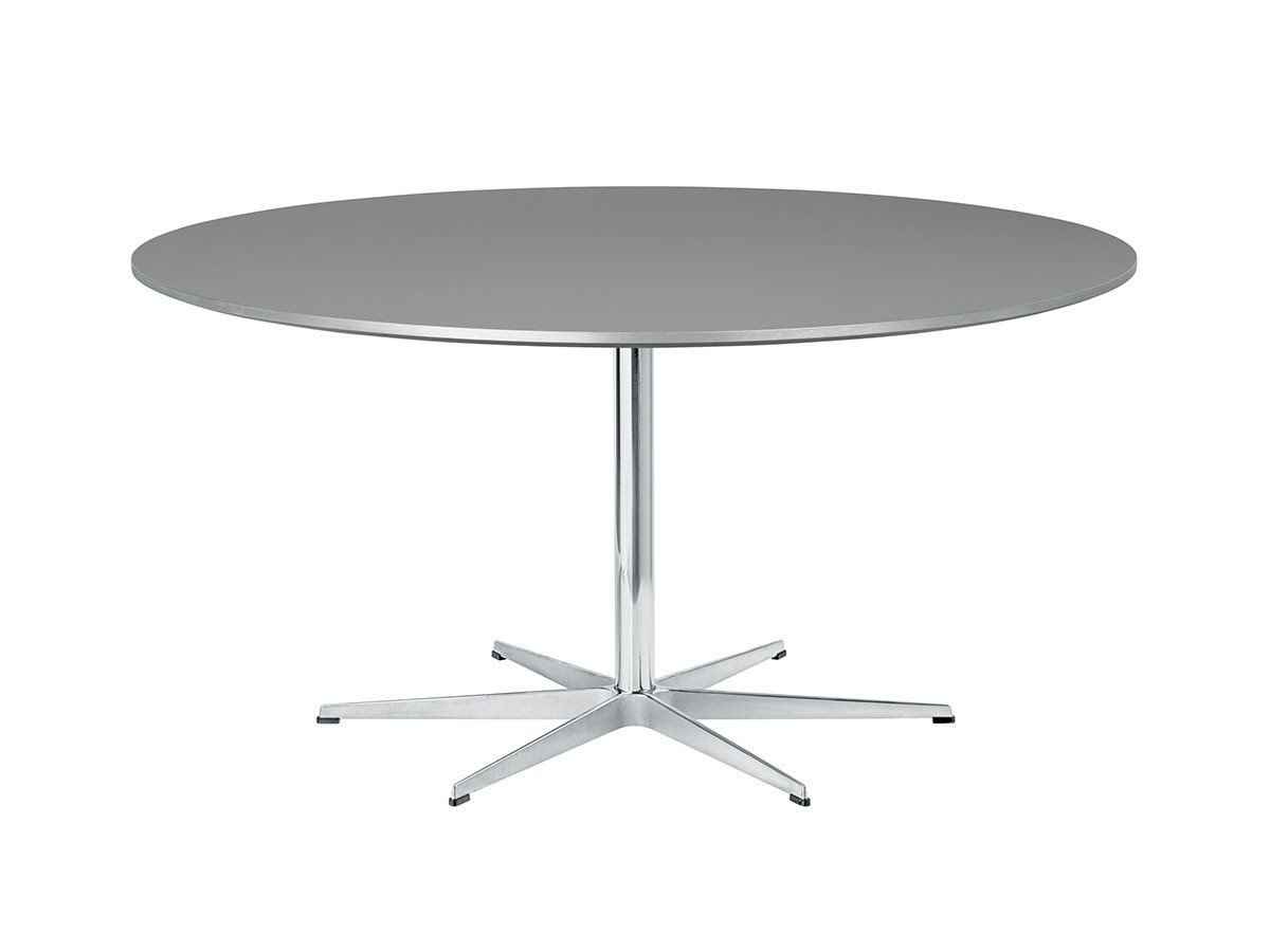 【フリッツ ハンセン/FRITZ HANSEN / GOODS】のTABLE SERIES CIRCULAR / テーブルシリーズ 円形テーブル 6スターベース A825 / A826 インテリア・キッズ・メンズ・レディースファッション・服の通販 founy(ファニー) 　ウッド　Wooden Design　サテン　Satin, Glossy Fabric　テーブル　Table, Dining Table　フレーム　Frame, Outline　ラウンド　Round, Round Neck　ホーム・キャンプ・アウトドア・お取り寄せ　Home Living / Home & Lifestyle / Camping Gear / Outdoor Camping　家具・インテリア　Home Furniture & Interior. Stylish & Functional Living Spaces　テーブル　Dining, Coffee & Side Tables　ダイニングテーブル・食卓テーブル　Dining Tables　ホーム・キャンプ・アウトドア・お取り寄せ　Home Living / Home & Lifestyle / Camping Gear / Outdoor Camping　家具・インテリア　Home Furniture & Interior. Stylish & Functional Living Spaces　テーブル　Dining, Coffee & Side Tables　カフェテーブル・丸型テーブル　Cafe & Bistro Tables　天板:ラミネート / グレーエフェソ、脚部:サテン仕上、サイズ:A826|ID: prp329100000002406 ipo3291000000036818218