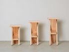 【石巻工房/Ishinomaki Laboratory / GOODS】のFLAMINGO / フラミンゴ 左:サイズ違いの「フラミンゴ ミニ」、中央:本商品、右:サイズ違いの「フラミンゴ ハイ」|ID: prp329100000002448 ipo3291000000033486913